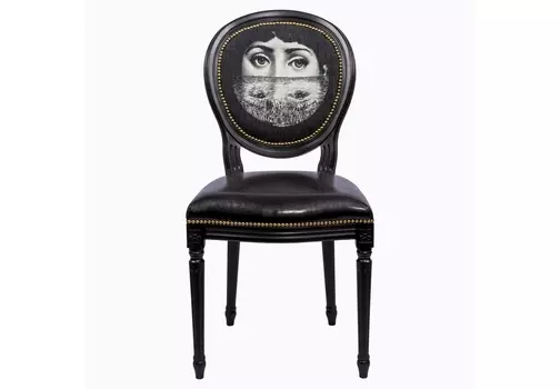 Стул лина , версия погружение (object desire) черный 50.0x98.0x47.0 см.