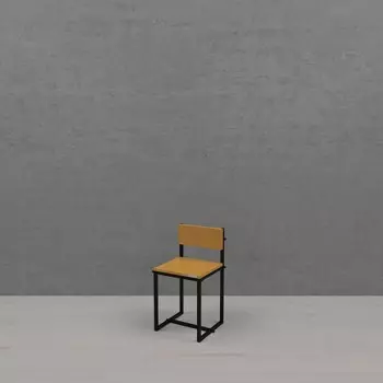 Стул лофт (kovka object) черный 360.0x700.0x360.0 см.