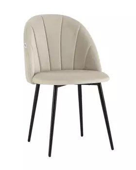 Стул логан new велюр бежевый (stoolgroup) 50x87x50 см.