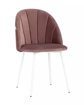 Стул логан велюр (stoolgroup) розовый 50x87x50 см.