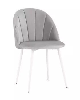 Стул логан велюр (stoolgroup) серый 50x87x50 см.