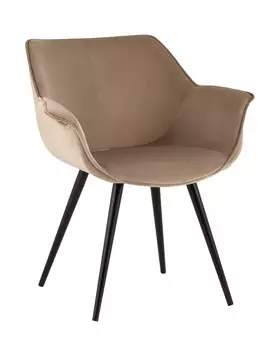 Стул мэйсон велюр капучино (stoolgroup) коричневый