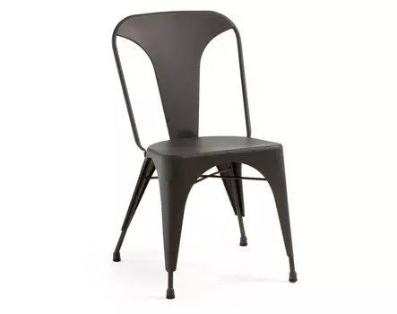 Стул malibu (la forma) черный 48x85x53 см.