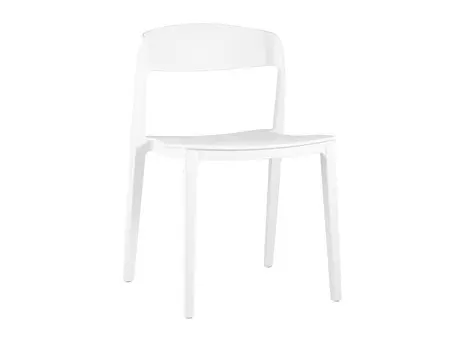 Стул moris (stool group) белый 49x77x51 см.