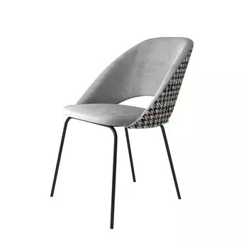 Стул мягкий mark (kare) серый 53x83x47 см.