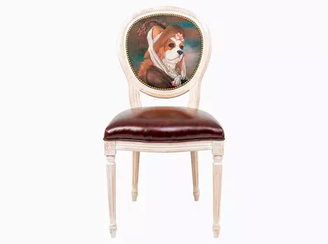 Стул «музейный экспонат», версия 28 (object desire) бежевый 55x90x50 см.