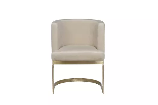 Стул на металлическом каркасе светло-бежевый (garda decor) бежевый 59x78x59 см.