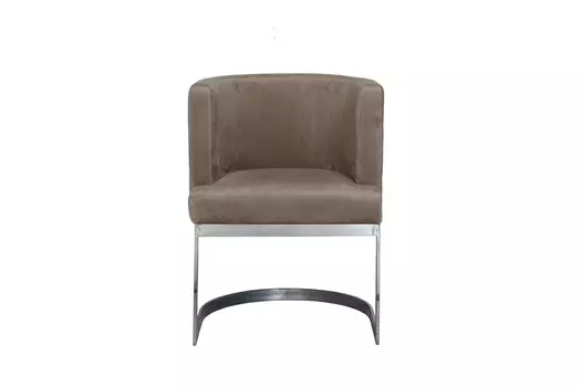 Стул на металлическом каркасе светло-серый (garda decor) серый 59x78x58 см.