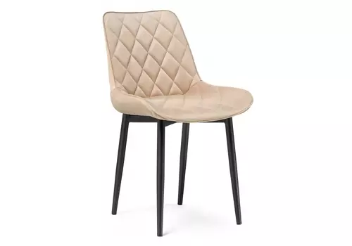 Стул на металлокаркасе баодин (woodville) бежевый 50x84x54 см.