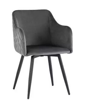 Стул ника (stoolgroup) серый 55x82x58 см.