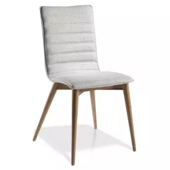 Стул обеденный (angel cerda) серый 49x90x56 см.