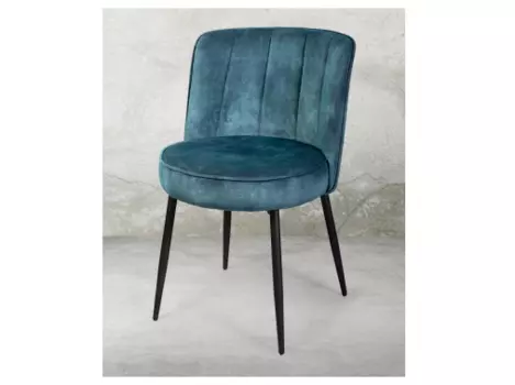 Стул обеденный (desondo) голубой 54x79x50 см.