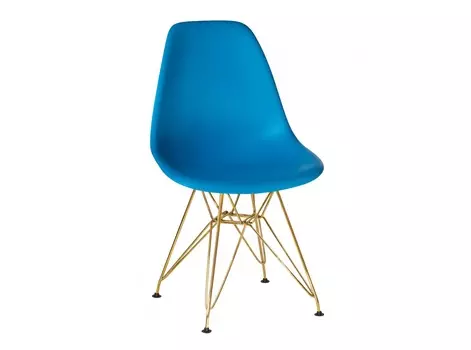 Стул обеденный dsr (dobrin) голубой 46x80x53 см.