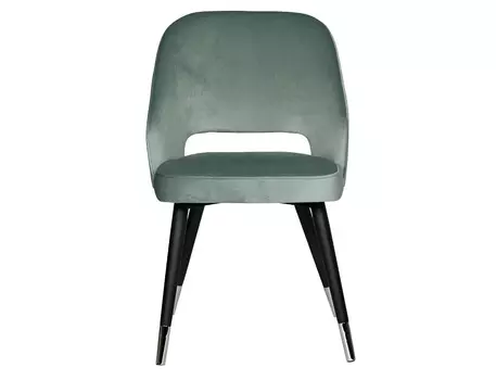 Стул обеденный велюровый (garda decor) голубой 53x83x60 см.