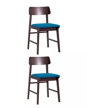 Стул oden 2 шт. (stoolgroup) синий 43x77x55 см.