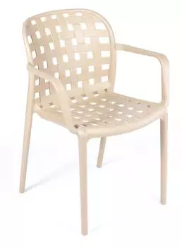 Стул olimpia l (bradexhome) бежевый 57x82x58 см.