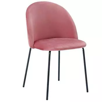 Стул oliver (bradexhome) розовый 60x80 см.