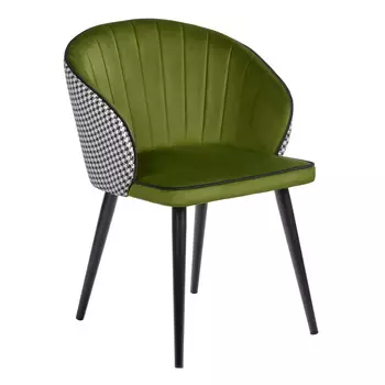 Стул paola зеленый с жаккардом (bradexhome) зеленый