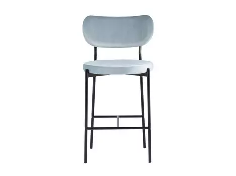 Стул полубарный барбара (stoolgroup) голубой 48x92x54 см.
