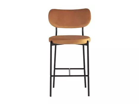 Стул полубарный барбара (stoolgroup) оранжевый 48x92x54 см.