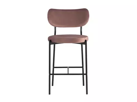 Стул полубарный барбара (stoolgroup) розовый 48x92x54 см.