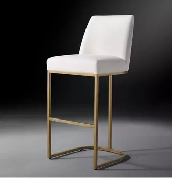 Стул полубарный emery (idealbeds) золотой 46x107x56 см.