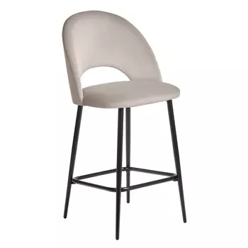 Стул полубарный leo латте (bradexhome) серый