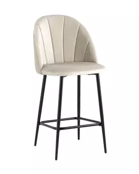 Стул полубарный логан (stoolgroup) бежевый 49x100x54 см.