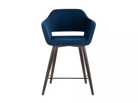 Стул полубарный саймон (stoolgroup) синий 61x89x65 см.