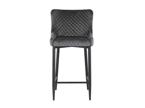 Стул полубарный ститч (stoolgroup) серый 45x97x56 см.