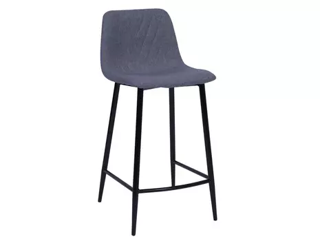 Стул полубарный vicky (bradexhome) серый 41x90x49 см.