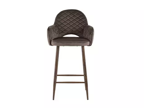 Стул полубарный венера (stoolgroup) коричневый 52x97x52 см.