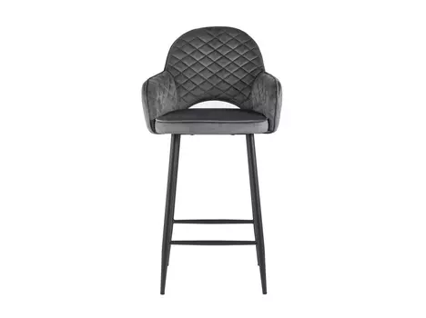 Стул полубарный венера (stoolgroup) серый 52x97x52 см.