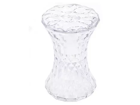 Стул-пуф stone (bradexhome) прозрачный 46 см.