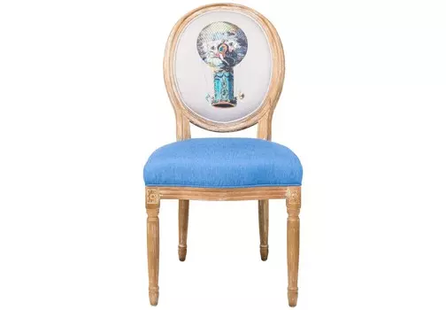 Стул «розьер» (object desire) голубой 62.0x101.0x50.0 см.