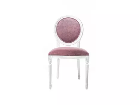 Стул с мягкой обивкой лилак снежный прованс (la neige) красный 50.0x96.0x50.0 см.