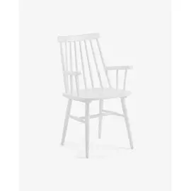 Стул с подлокотниками kristie (la forma) белый 53x87x51 см.
