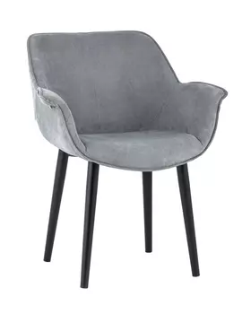 Стул с подлокотниками мэйсон (stoolgroup) серый 67x80x64 см.