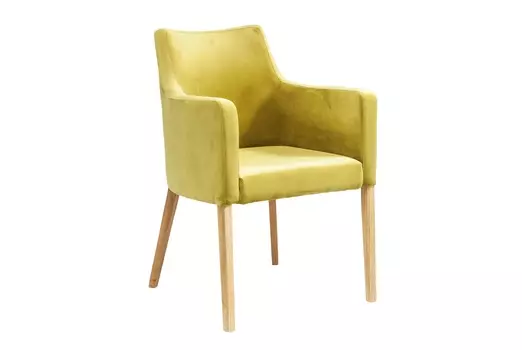 Стул с подлокотниками mode (kare) желтый 67x87x58 см.
