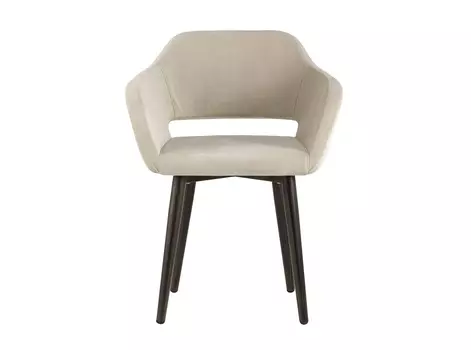 Стул с подлокотниками саймон (stoolgroup) бежевый 61x74x65 см.