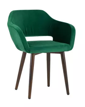 Стул с подлокотниками саймон (stoolgroup) зеленый 61x74x65 см.