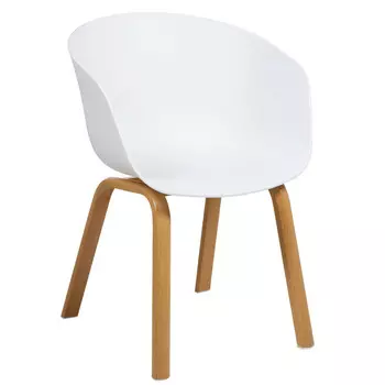 Стул shell new white (r-home) белый 57x80x58 см.