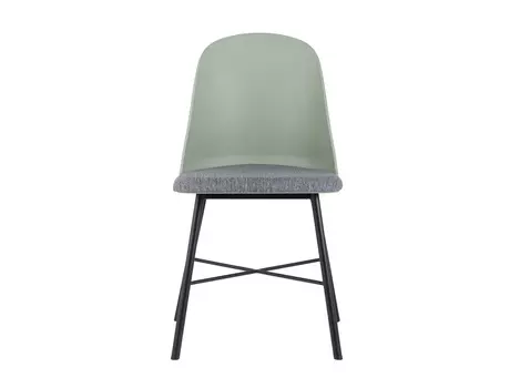 Стул shell (stoolgroup) серый 50x83x52 см.