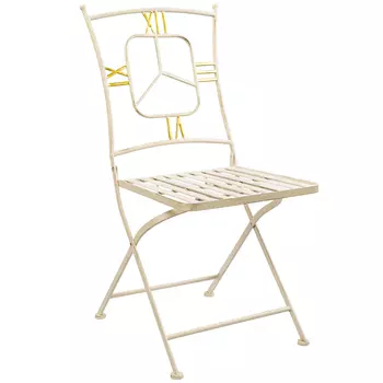 Стул складной «гарда» (белый антик) (object desire) бежевый 40x95x40 см.