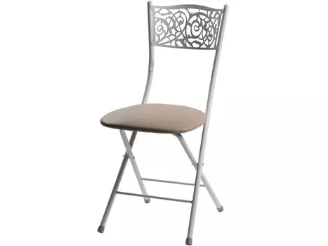 Стул складной стефани (древпром) бежевый 38x92x50 см.