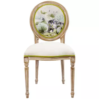 Стул «скромные фиалки» (object desire) бежевый 48x97 см.