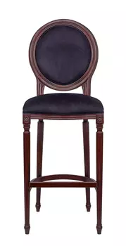 Стул стул барный с кожаной обивкой kosco kora черный (mak-interior) черный 50x125x50 см.