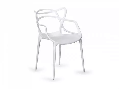 Стул swell (ogogo) белый 53x88x55 см.