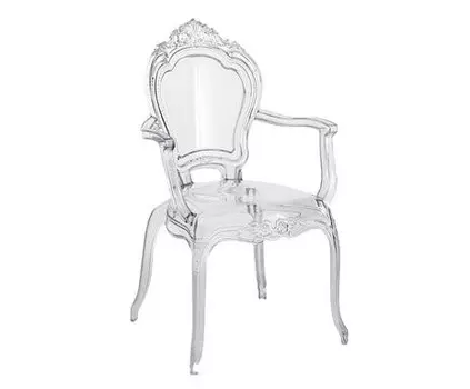 Стул (to4rooms) прозрачный 57x98x58 см.