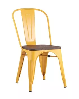 Стул tolix wood (stoolgroup) желтый 45x84x51 см.